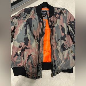 Revamped Camo Puffer Jacket